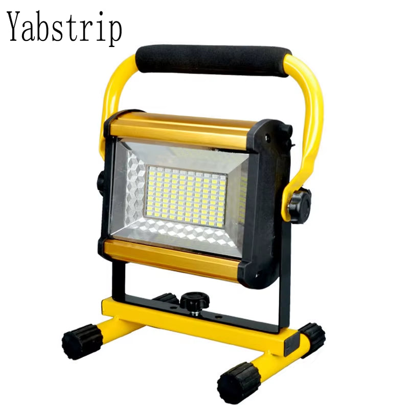 LED Work Light Lamp 18650 Rechargeable Battery Portable Lighting Searchlight for Camping Hunting Floodlight Spotlight Werklamp