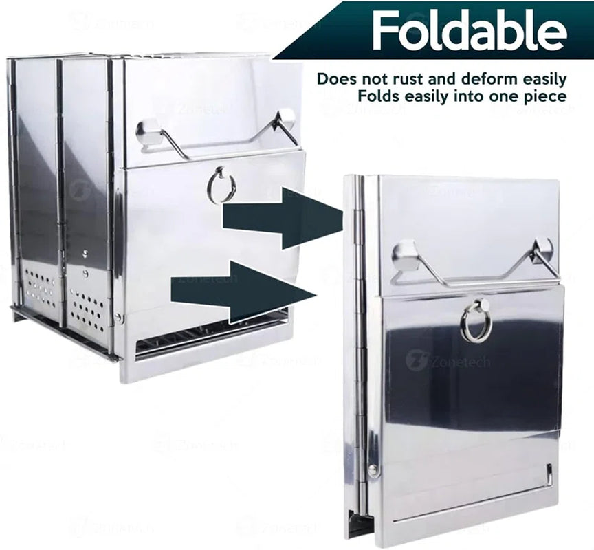 Single Burner Wood Outdoor Stove