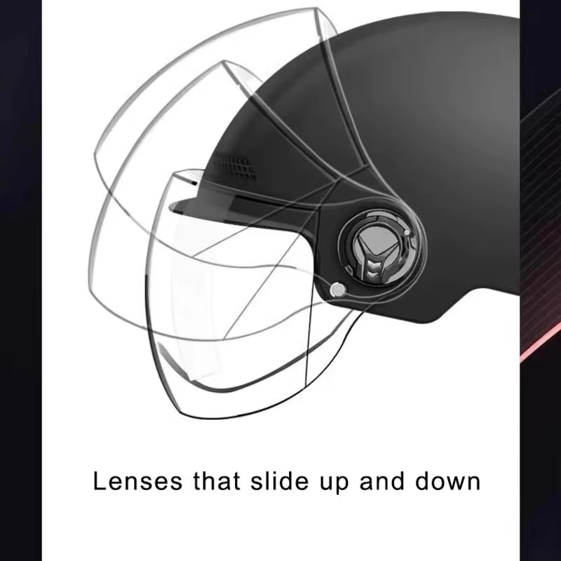 Classic Vintage Half Face Helmet for Men Women Motorcycle Scooter MTB Bike Riding