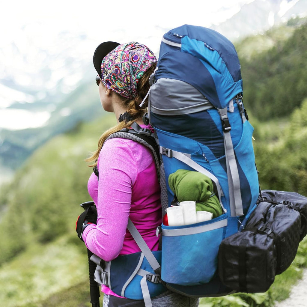 12 Packs Packable Camp Toilet Tissue Soft Travel Toilet Paper - Coreless Travel Size Toilet Paper for Camping Hiking Outdoors