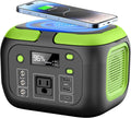 200W Portable Power Station,  42000Mah Solar Generator with 110V AC Outlet, DC, USB C, USB QC3.0, 155Wh Backup Battery Pack Power Supply for Camping Essential Road Trip Home Outdoor Emergency
