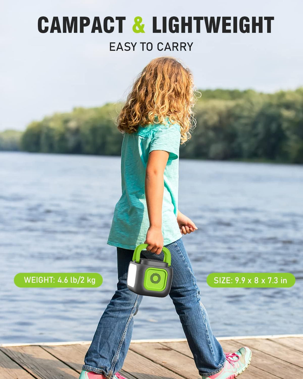 200W Portable Power Station,  42000Mah Solar Generator with 110V AC Outlet, DC, USB C, USB QC3.0, 155Wh Backup Battery Pack Power Supply for Camping Essential Road Trip Home Outdoor Emergency