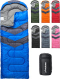 Sleeping Bags for Adults Cold Weather & Warm - Backpacking Camping Sleeping Bag for Kids 10-12, Girls, Boys - Lightweight Compact Camping Essentials Gear Accessories Hiking Sleep Must Haves