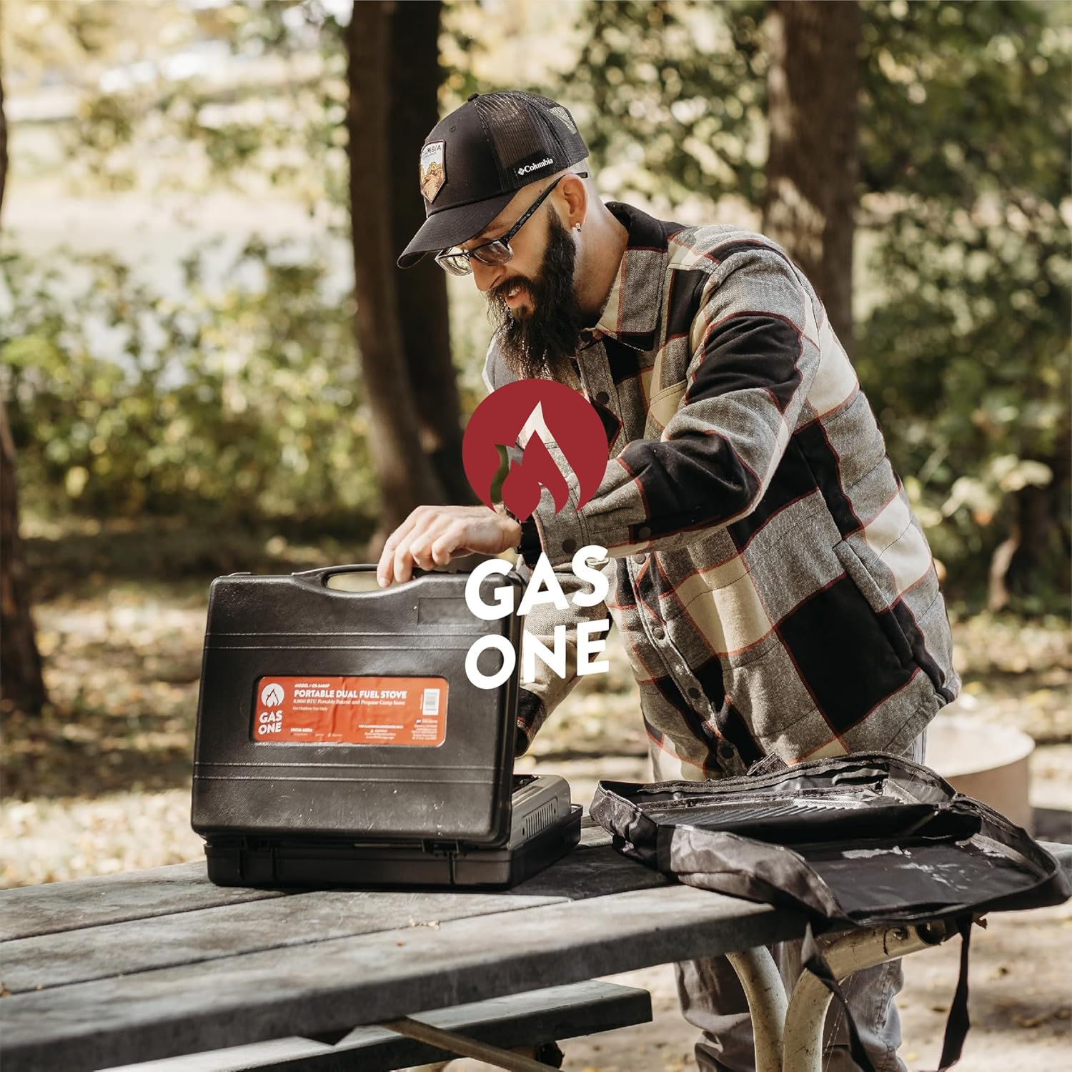 GS-3400P Propane or Butane Stove Dual Fuel Stove Portable Camping Stove - Patented - with Carrying Case Great for Emergency Preparedness Kit