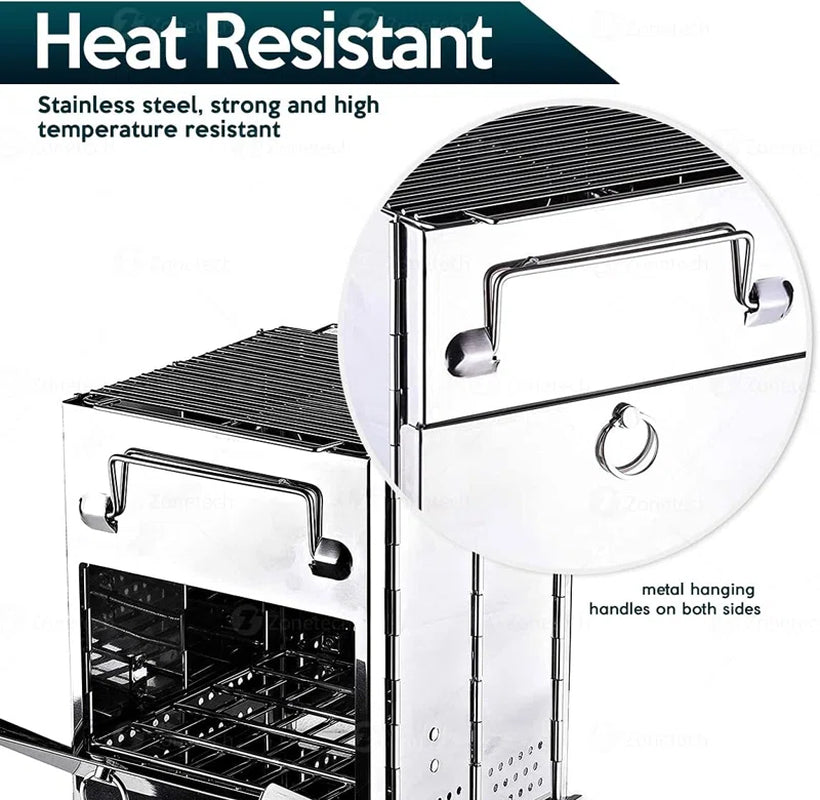 Single Burner Wood Outdoor Stove