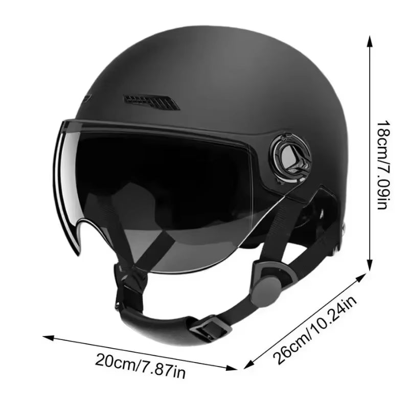 Classic Vintage Half Face Helmet for Men Women Motorcycle Scooter MTB Bike Riding