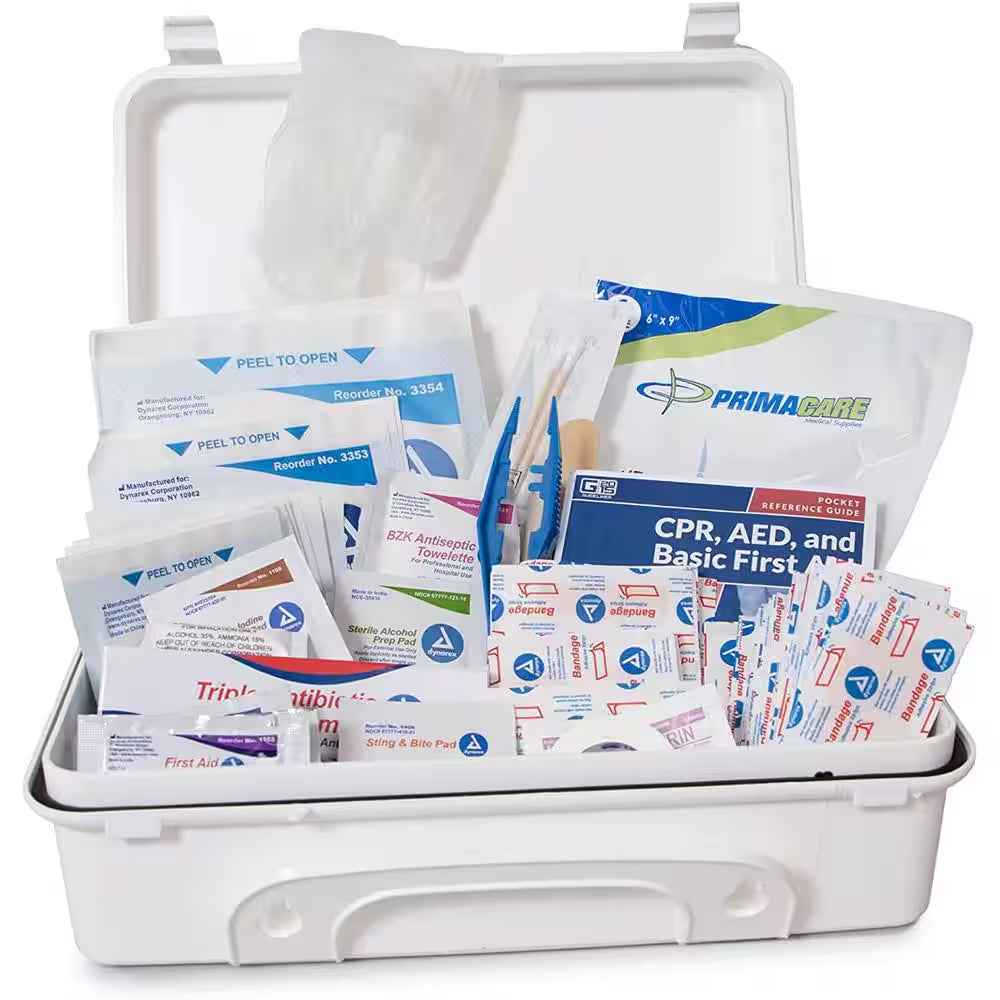 145-Piece 25-Person OSHA Poly First Aid Kit