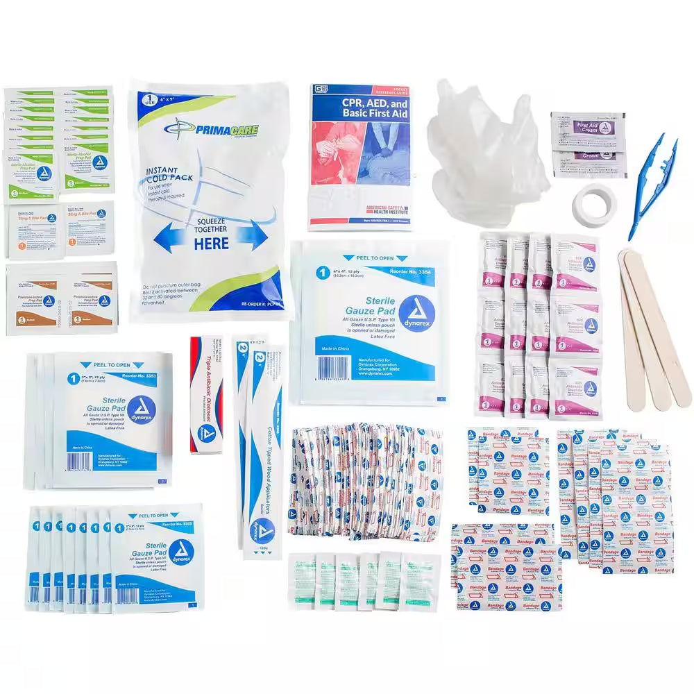 145-Piece 25-Person OSHA Poly First Aid Kit